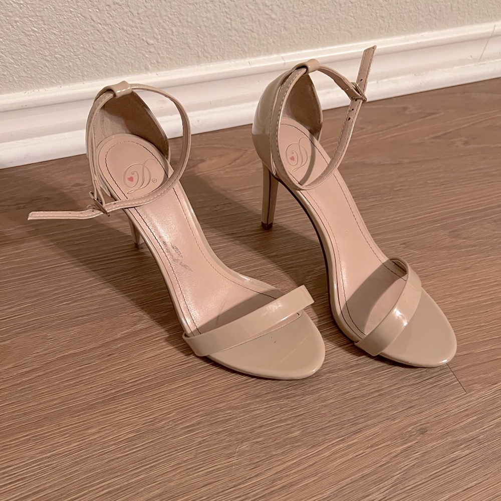 Nude Strappy Heels